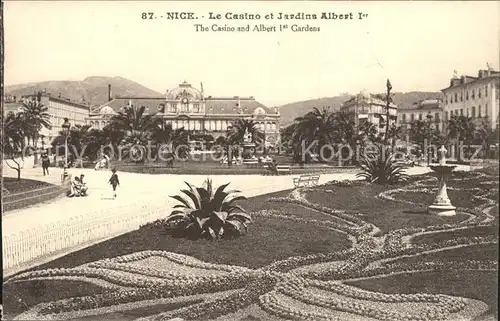 Nice Alpes Maritimes Casino et Jardins Albert Ier Kat. Nice