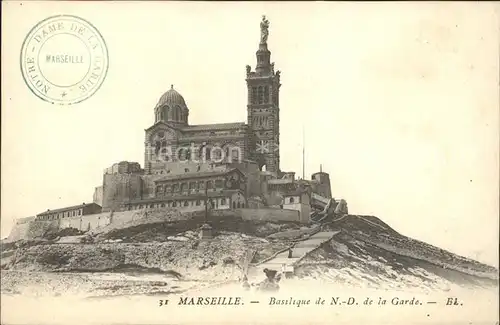 Marseille Basilique de Notre Dame de la Garde Kat. Marseille