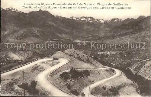 Guillestre Descente du Col de Vars et Cirque de Guillestre Route des Alpes Kat. Guillestre