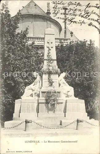 Luneville Monument Commemoratif Kat. Luneville