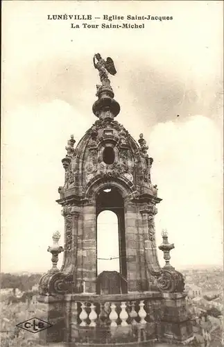 Luneville Eglise Saint Jacques Tour Saint Michel Kat. Luneville