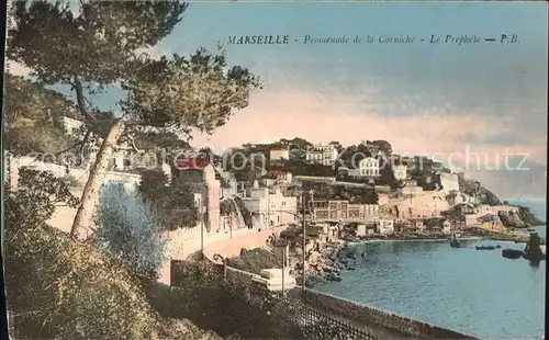 Marseille Promenade de la Corniche Le Prophete Kat. Marseille