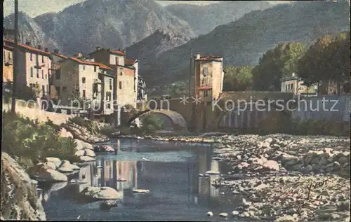 Sospel Vieilles maisons sur la Bevera Collection La Douce France Kat. Sospel