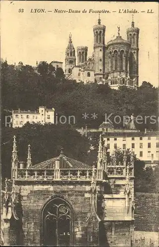 Lyon France Notre Dame de Fourviere Abside Kat. Lyon