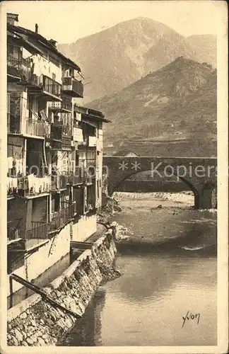 Sospel Vieilles Maisons sur la Bevera Collection La Douce France Kat. Sospel