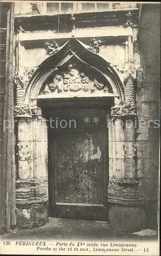 Perigueux Porte du XV siecle Kat. Perigueux