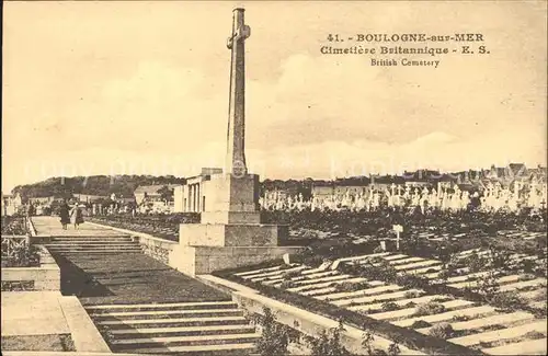 Boulogne sur Mer Cimetiere Britannique Kat. Boulogne sur Mer