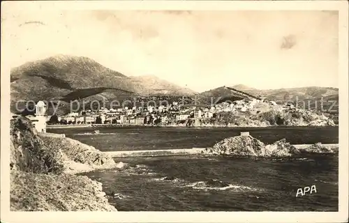 Banyuls sur Mer Jetee et Cap Doune Kat. Banyuls sur Mer