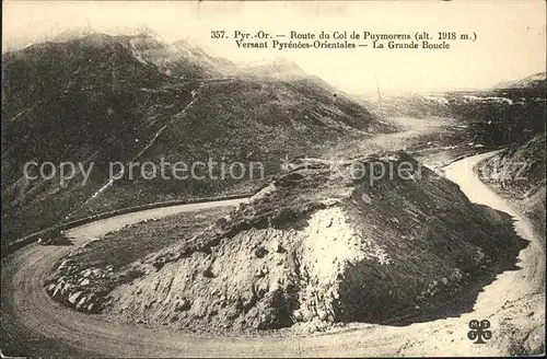 Ax les Thermes Route du Col de Puymorens Pyrenees Orientales Grande Boucle Kat. Ax les Thermes