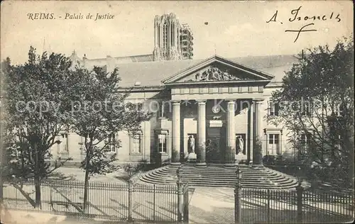 Reims Champagne Ardenne Palais de Justice Kat. Reims