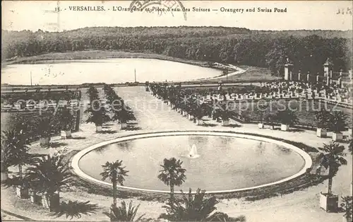 Versailles Yvelines Orangerie et Piece d eau des Suisses Kat. Versailles