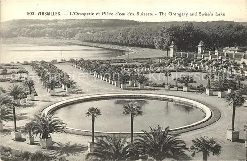 Versailles Yvelines Orangerie et Piece d eau des Suisses Kat. Versailles