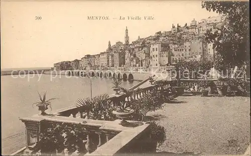 Menton Alpes Maritimes La Vieille Ville Kat. Menton