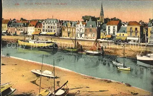 Le Pouliguen Les Quais Bateau Kat. Le Pouliguen