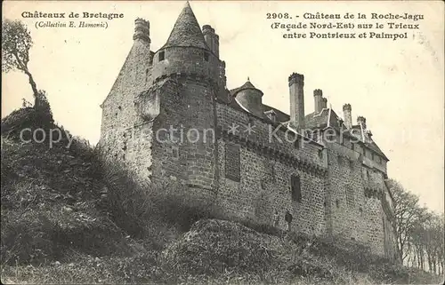 Ploezal Chateau de la Roche Jagu Facade Kat. Ploezal