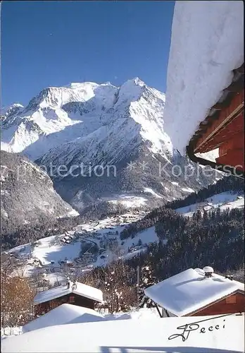 Albertville Savoie Vue panoramique en hiver Winterpanorama Alpen Kat. Albertville