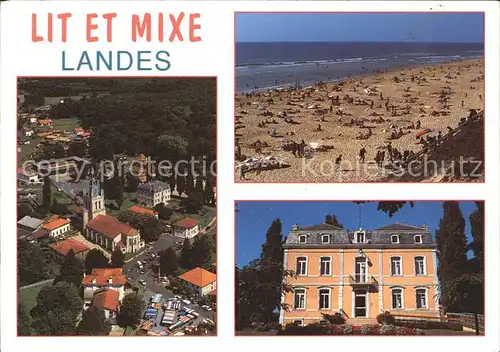 Lit et Mixe Vue generale La Mairie Plage de Cap de l Homy Kat. Lit et Mixe