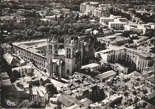 Montpellier Herault Cathedrale Universite vue aerienne Kat. Montpellier