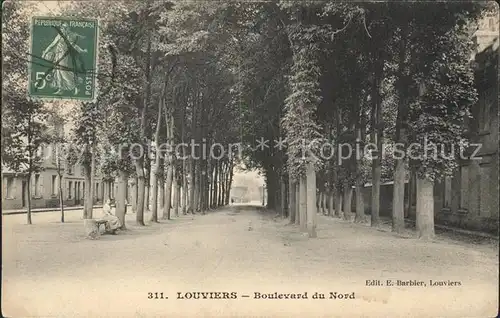 Louviers Eure Boulevard du Nord Allee Kat. Louviers