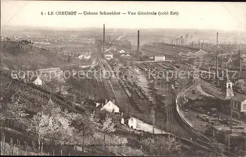 Le Creusot Saone et Loire Usines Schneider Industrie Kat. Le Creusot