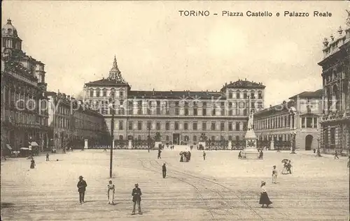 Torino Piazza Castello e Palazzo Reale Kat. Torino