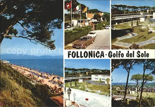 Follonica Strand Bungalow Minigolf Golfo del Sole Kat. Follonica