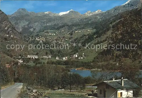 Valtournenche Panorama vista da Maen Kat. Valtournenche