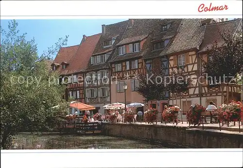 Colmar Haut Rhin Elsass La petite Venise Restaurant Kat. Colmar