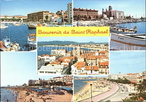 Saint Raphael Var Teilansichten Hafen Strand Boulevard Cote d Azur Kat. Saint Raphael