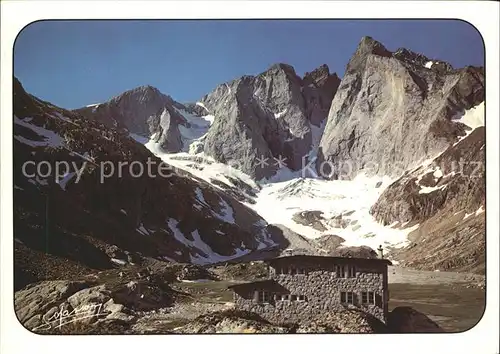 Cauterets Massif du Vignemale Refuge des Oulettes de Gaube Pyrenees Kat. Cauterets
