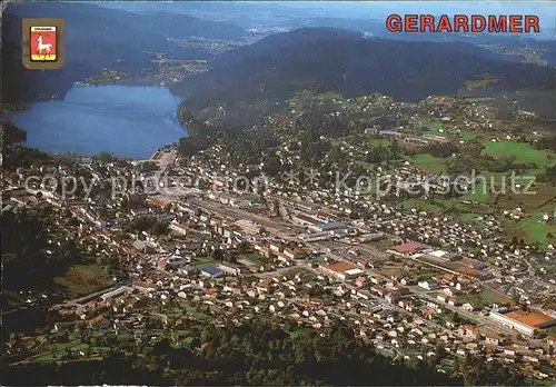 Gerardmer Vosges Fliegeraufnahme See Kat. Gerardmer