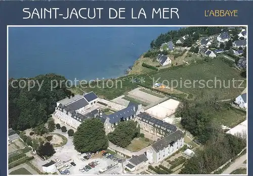 Saint Jacut de la Mer Vue aerienne de l abbaye Abtei Kat. Saint Jacut de la Mer