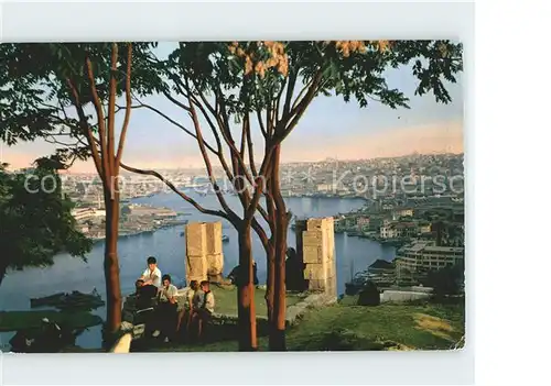 Istanbul Constantinopel Sunset on the Golden Horn / Istanbul /