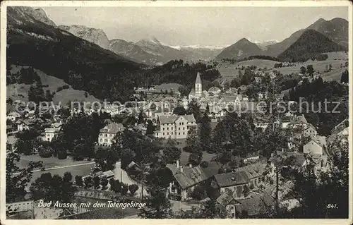 Bad Aussee Steiermark Gesamtansicht mit Totengebirge Kat. Bad Aussee