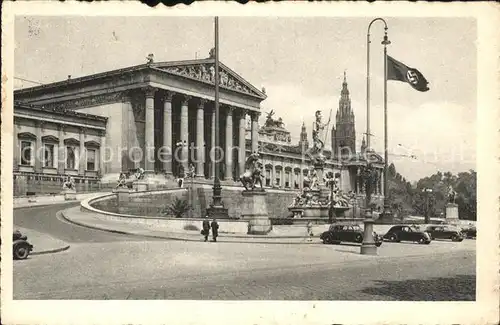 Wien Parlament Denkmal Kat. Wien