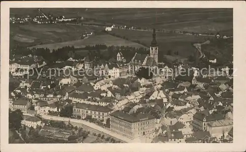 Tabor Suedboehmen Pohledy s Letadla Fliegeraufnahme Kat. Tabor