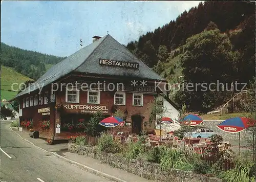 Aftersteg Spezialitaeten Restaurant Cafe Kupferkessel Kat. Todtnau