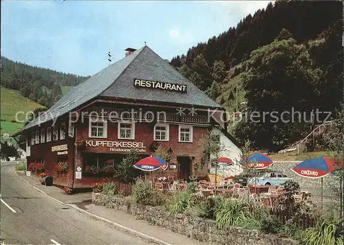 Aftersteg Spezialitaeten Restaurant Cafe Kupferkessel Kat. Todtnau