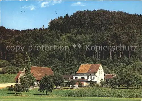 Sexau Gasthaus Pension Reichenbaechler Hof  Kat. Sexau