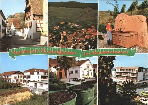 Vogtsburg Kaiserstuhl Bischoffingen Kat. Vogtsburg im Kaiserstuhl