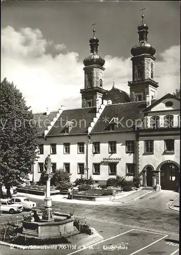 St Peter Schwarzwald Klosterplatz Sparkasse  Kat. St. Peter