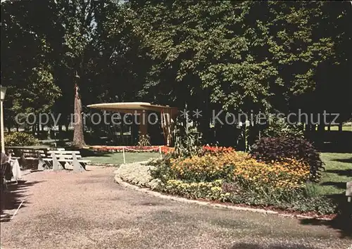 Bad Krozingen Musikpavillon im Kurpark Kat. Bad Krozingen