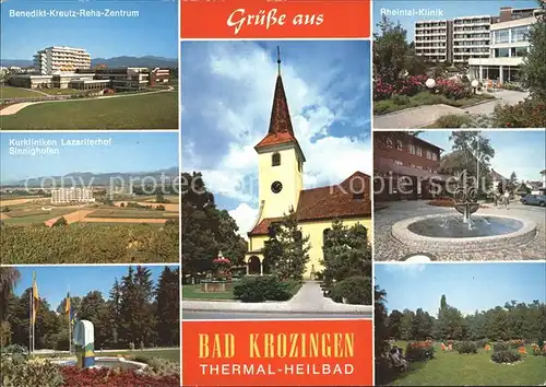 Bad Krozingen Rheintal Klinik Kurkliniken Lazariterhof Sinnighofen Benedikt Kreutz Reha Zentrum Kat. Bad Krozingen
