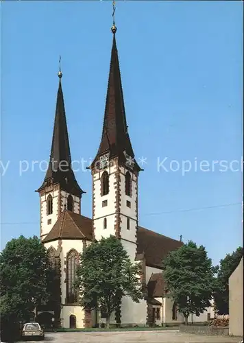 Kenzingen Katholische Stadt Pfarrkirche St. Laurentius Kat. Kenzingen
