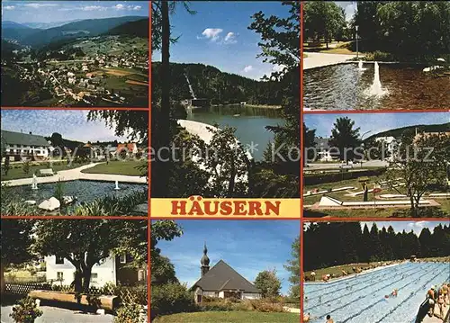 Haeusern Schwarzwald Minigolf Schwimmbad  Kat. Haeusern