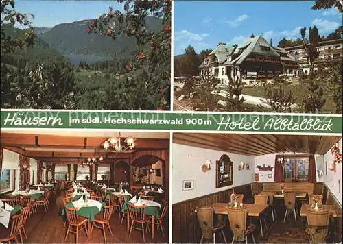 Haeusern Schwarzwald Hotel Albtalblick Kat. Haeusern