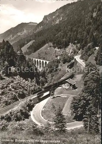 Hoellental Schwarzwald Ravennabruecke Kat. Buchenbach