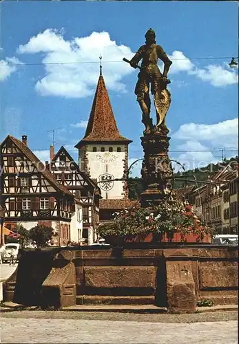 Gengenbach Marktplatz Kat. Gengenbach Schwarzwald