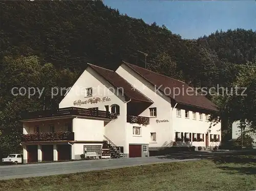Obersimonswald Gasthaus Pension zur Erle  Kat. Simonswald
