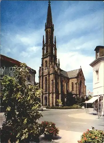 Offenburg Evangelische Kirche  Kat. Offenburg